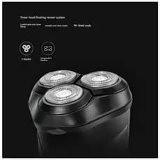 barbeador eletrico masculino 2026 novo estilo barbeador elétrico genuíno com costeletas anel duplo flutuante lâmina lavá