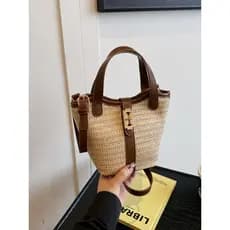 Bolsa bolsa feminina Moda bolsa Casual tecido saco 2025 novo estilo verão ombro mensageiro saco elegante feminino saco d