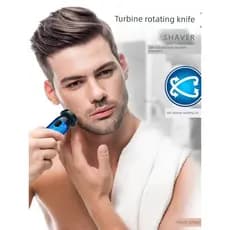 Feihong FH015 Barbeador Elétrico Carro Recarregável Barbeador Masculino Feminino Barbeador de Autoatendimento