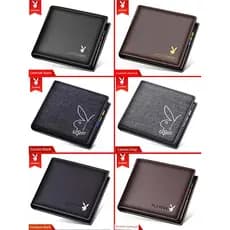 carteira masculina com ziper carteira masculina Carteira curta masculina Playboy 2024 Novo estilo de couro genuíno com z