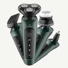 barbeador eletrico masculino Cross-Border novo estilo 9D barbeador elétrico de alta potência multifuncional lavagem de c