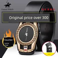 cinto feminino largo cinto feminino Paul novo estilo cinto masculino de couro genuíno fivela automática desgaste interno