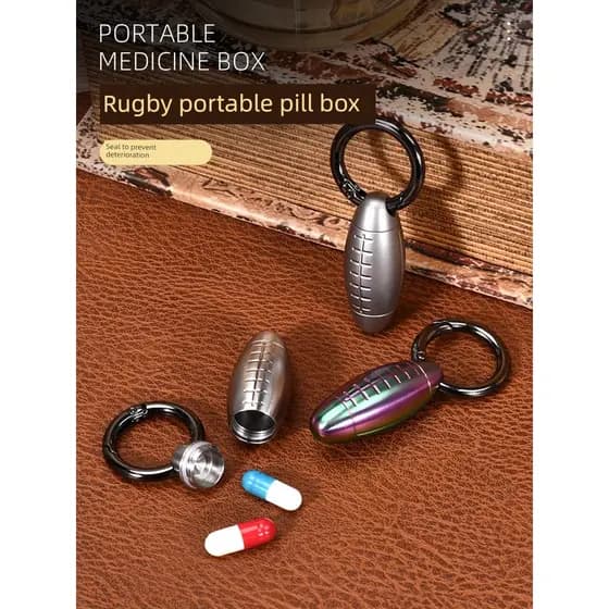 Chaveiro portátil para caixa de comprimidos