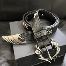 cinto feminino largo cinto feminino Papr Niche Design Aishang Phoenix Eye Candle Head Belt 2.8 cm de largura Cinto de co
