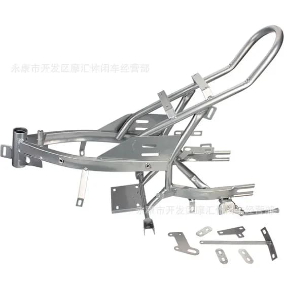 Mini acessórios para motocicleta 47/49CC, dois tempos, pequeno carro esportivo, quadro completo, estrutura principal com