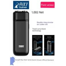 barbeador eletrico masculino Real Man 8256 Barbeador Elétrico Carregamento USB Cocô Viagem 20 Era Atualização Barbeador