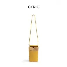 Bolsa bolsa feminina CKKUI Mori Série Contraste Cor Tecido Bolsa 2025 Desgaste de Inverno Bolsa de Moedas para Celular E