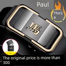 cinto feminino plus size cinto feminino Novo autêntico cinto de couro masculino do zodíaco fivela automática cinto de co