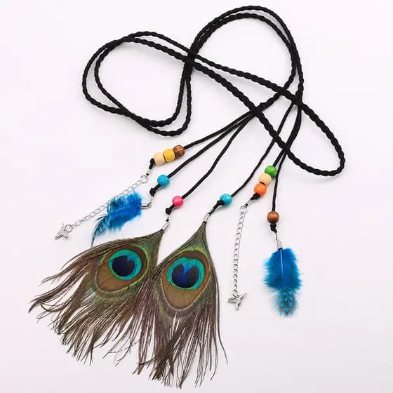 cinto feminino cinto feminino largo Saia feminina trançada estilo étnico cinto decorativo estendido