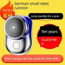 [Garantia genuína] Barbeador elétrico importado da Alemanha, lavagem de corpo inteiro, barbeador silencioso, barbeador e