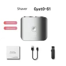 Mini Minicianni novo estilo barbeador masculino barbeador elétrico de duas cabeças mini portátil recarregável
