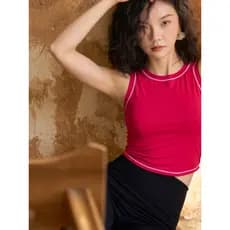 Espanha novo estilo roupas de Yoga feminino colete de alta intensidade com almofada no peito treinamento dopamina Fitnes