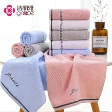 10 peças de toalha Jieliya algodão puro lavagem facial doméstico macio absorvente adulto homens mulheres casais banho to