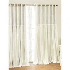Luz moderna luxo cortinas Blackout estilo influenciador ins estilo princesa menina quarto sala de estar dupla renda gaze