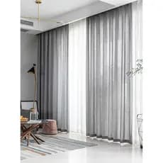 Atualizar cortina de tela de janela impervosa de transmissão de luz espessada sem perfuração Velcro pegajoso partição de