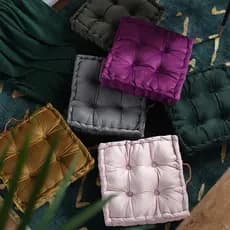 Almofada quadrada de veludo holandês, moda com alça, almofada espessada doméstica de alta qualidade, Tatami, janela sali