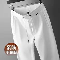 2025 primavera novo estilo calças esportivas masculinas soltas calças de tamanho grande calças casuais masculinas calças