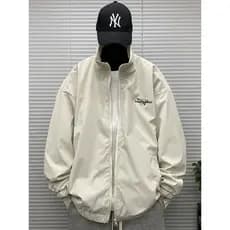 Malha sem capuz gola alta jaqueta fina masculina roupas de primavera tamanho grande oversize juventude jaqueta na moda