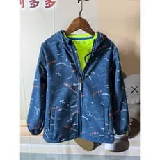 Crianças mais lã fina jaqueta de casca macia primavera outono inverno novo estilo meninos jaqueta à prova de vento à pro