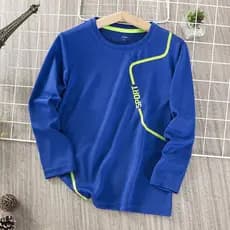 Meninos de manga comprida roupas de secagem rápida roupas de treinamento meninos basquete futebol esportes Fitness roupa