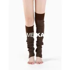 MEIKAN Meias de ioga acima do joelho Meias femininas de pilha estendida Leggings Joelheiras Meias quentes Capas de perna