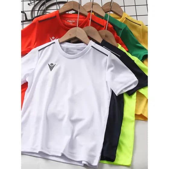 Comércio exterior pedido Original roupas infantis de secagem rápida camiseta de manga curta médio grande crianças em tor