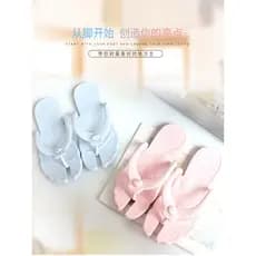Chinelos dobráveis de viagem feminino viagem de negócios portátil antiderrapante removível Flip-Flops banho bens de viag