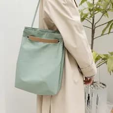 Bolsa de ombro de náilon de viagem feminina outono inverno All-Match bolsa de grande capacidade estudante menina japonês