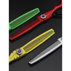 Tesoura de cabeleireiro profissional, tesoura exclusiva para pássaros, salão de cabeleireiro, faca de corte de cabelo de
