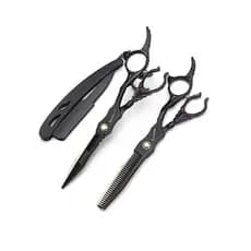 Tesoura de corte de cabelo genuína Sharontis tesoura de cabeleireiro profissional conjunto de corte de cabelo 20cm corte