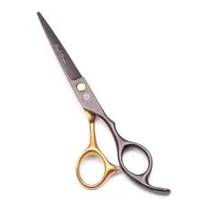 Tesoura de corte de cabelo de dragão roxo genuíno, preto, dourado, corte plano, tesoura para cortar cabelo, franja, desb