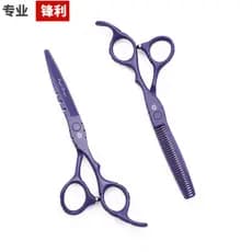 Roxo dragão roxo tesoura de corte de cabelo doméstico estilista dedicado franja tesoura desbaste tesoura de cabeleireiro