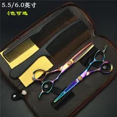 Firesmith Zhengyang tesoura de corte de cabelo pequeno dragão lidar com tesoura de cabeleireiro corte plano franja corte