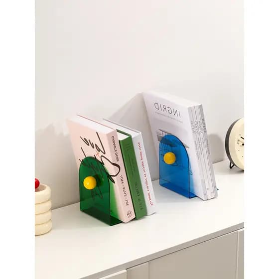 XEMO acrílico estante estante nórdico moderno simples estudante leitura rack de armazenamento de livros