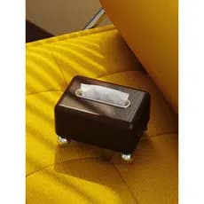 XEMO estilo Medieval caixa de tecido madeira Metal perna suporte sala estar quarto Desktop multifuncional leve caixa arm