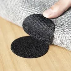 Anti-corrida antiderrapante Velcro doméstico seguro sem agulha sem costura almofada fivela colar ferramenta útil colcha