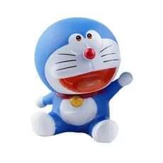 10 pçs vinil balançando cabeça kt gato Jingle gato bolo decoração gato azul bonito sentado postura Doraemon acessórios