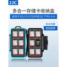 Estojo para cartão de memória JJC Cartão SXS XQD CFexpress Cartão tipo A/Cartão B Cartão CF Estojo para cartão SD Capa p