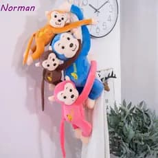 Brinquedo De Pelúcia De Macaco Pendurado NORMAN , Boneca De Braço Longo Animal Cauda Bonito