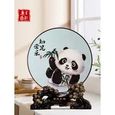 Grande Panda mascote ornamentos sala de estar decorações ir para o exterior enviar lembranças estrangeiras Chengdu Sichu