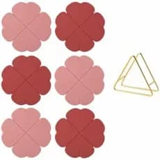 Porta-Copos Fofos E Requintados , Conjunto De silicone Disponíveis Em Ambos Os Lados , Para Sala De Estar , Cozinha , Jo
