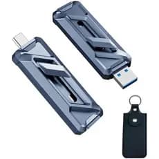 Unidade USB SSD Externa fanxiang De 1 Tb , 2050 Mb/s-C & amp ; A Portátil Gravação 4K ProRes HDR Loja , Liga De Zinco ,