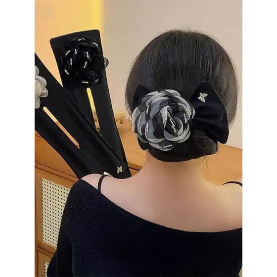 Preguiçoso torção mágica trançado dispositivo de cabelo enrolado ferramenta útil arco cocar grampo de cabelo feminino Hi