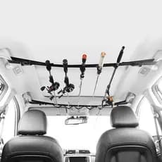 Suporte para vara de pesca, armazenamento de teto de carro, bolsa suspensa, rede de armazenamento de artes de pesca, bol