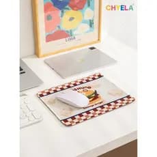 Caiyilai x Split Bear Burger Dog Mouse Pad Jogo Escritório Costura Espessada Antiderrapante Resistente ao Desgaste QT967