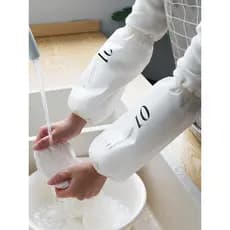 Mangas impermeáveis Anti-sujeira para mulheres, mangas longas para trabalho doméstico, mangas resistentes ao desgaste, m