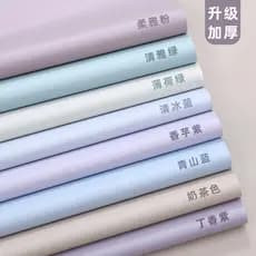 Morandi cor papel de parede auto-adesivo impermeável à prova de umidade Macaron cor papel de parede doméstico dopamina c