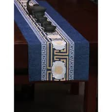 Chenille estilo chinês bandeira de chá pano bandeira de mesa estilo chinês Zen mesa de café toalha de mesa moderna simpl