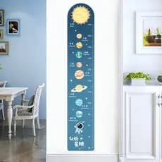 Decoração de parede do quarto das crianças adesivos de altura medição das crianças adesivos de parede todo auto-adesivo