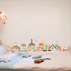 Papel de parede auto-adesivo adesivos de cabeceira quarto casa quente fundo decoração da parede menina quarto Layout ade
